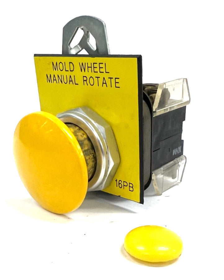 ALLEN BRADLEY 800-D YELLOW  PUSH BUTTON SER T NEMA 4.13
