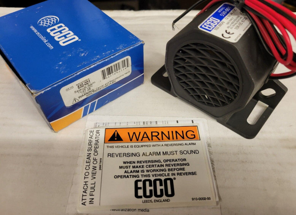 ECCO - 530 - Alarm: Back-up 102dB 12-24VDC - NEW Genuine ECCO Part