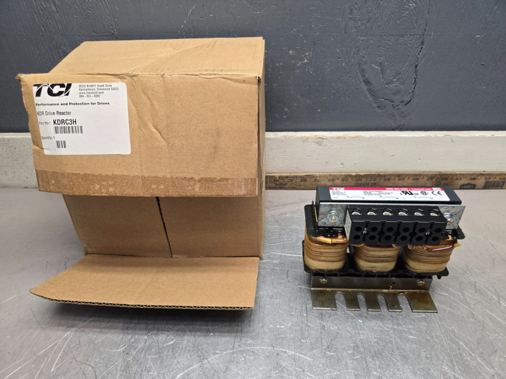 TCI KDR DRIVE REACTOR KDRC3H ,3PH 600V 27A, NEW IN BOX!MAKE OFFER!