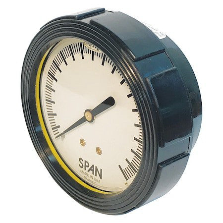Span Lfc-220-60-G Industrial Pressure Gauge, 0 To 60 Psi, 2 1/2 In Dial, 1/4 In
