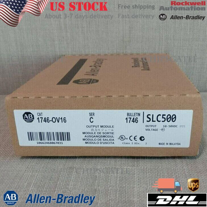 New Sealed 1746-OV16 SLC 500 Output Module Allen Bradley 1746OV16 US Free Tax