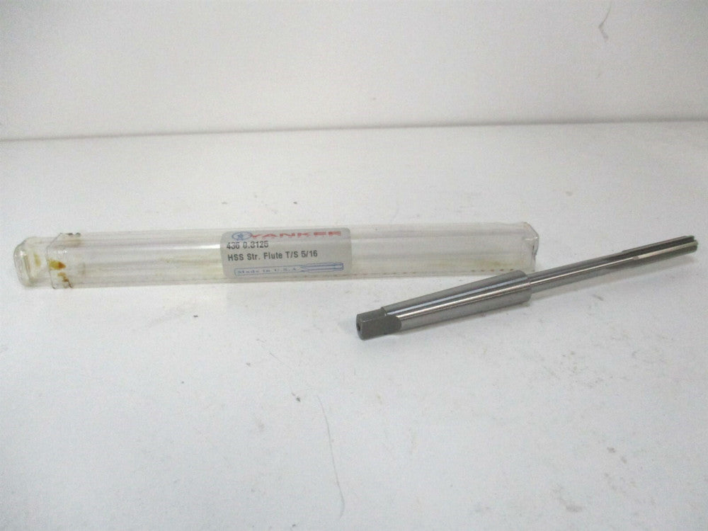 Yankee (463-0.3125) 5/16" x 1-1/2" x 6" OAL HSS Straight Chucking Reamer