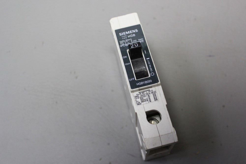 Siemens HGB1B020 Circuit Breaker