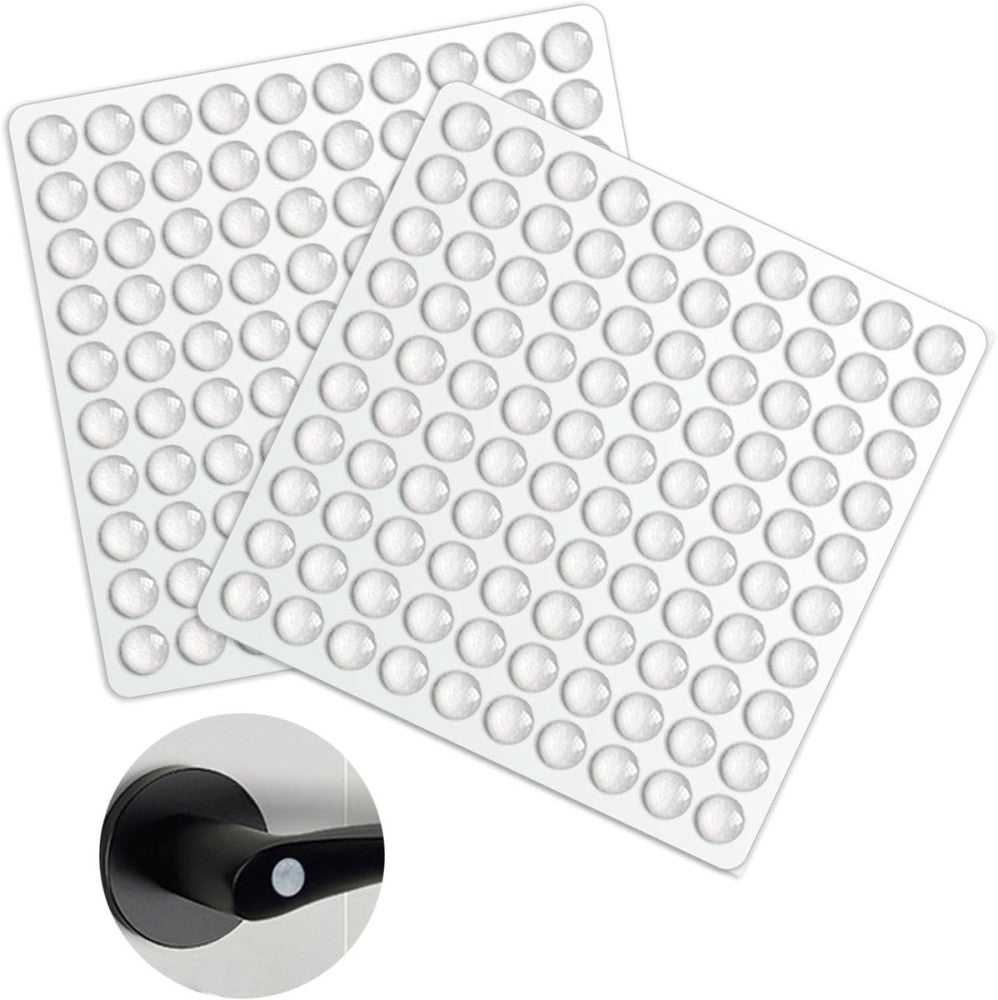 200PCS Rubber Bumpers, Cabinet Door Bumpers Clear Self Adhesive, 