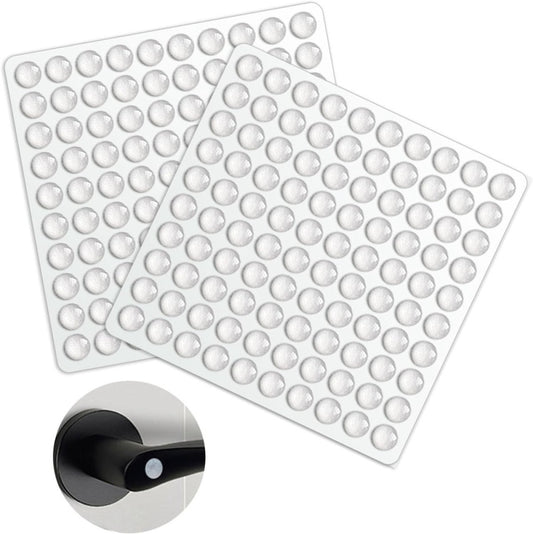 200PCS Rubber Bumpers, Cabinet Door Bumpers Clear Self Adhesive, 