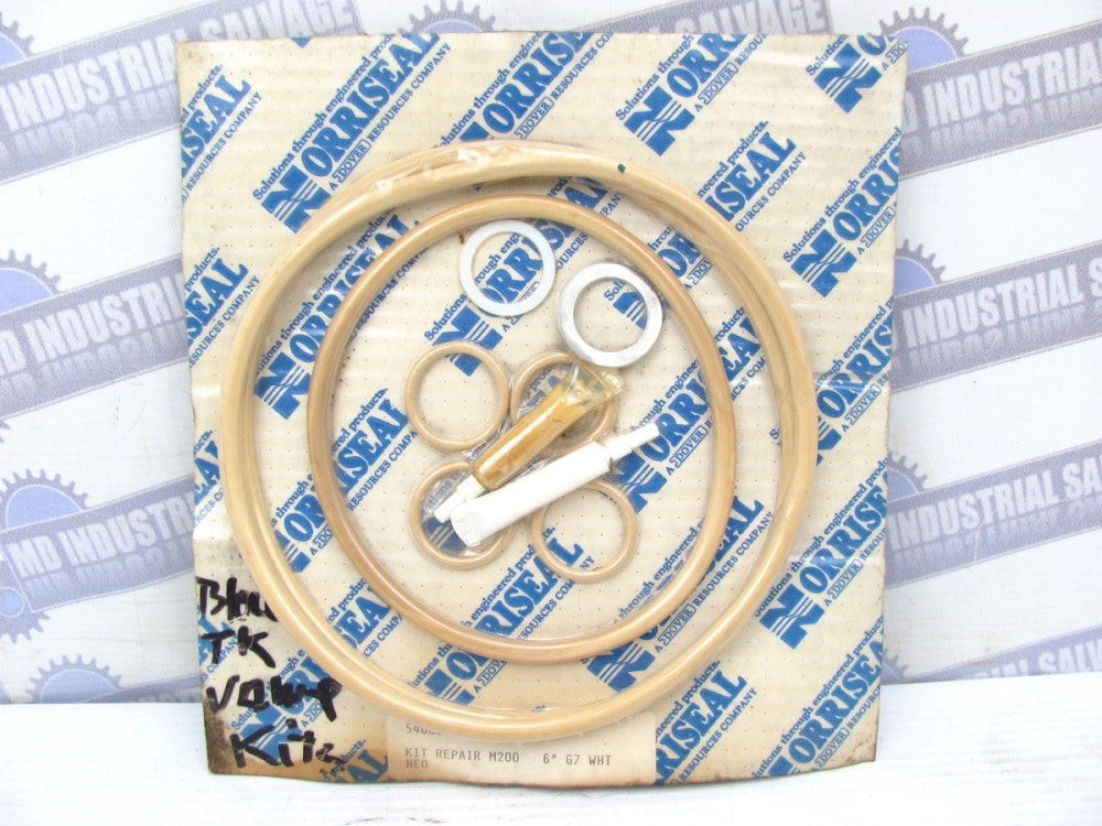 NORRIS - 54000G017 - 6" BUTTERFLY REPAIR KIT - Neoprene White - M200 G7 (NOS)