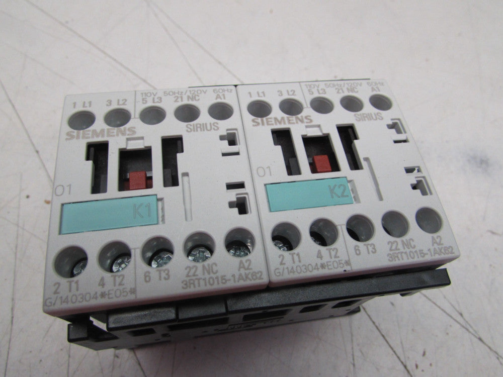 SIEMENS 3RA1315-8XB30-1AK6 REVERSING CONTACTOR 110/120V XLNT USED CONDITION !!