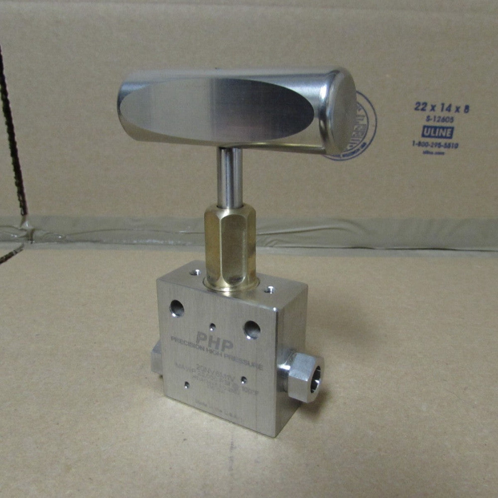 PHP 20NV6M1V 3/8" MP SS 2-WAY VALVE, 20K PSI, N/NIB! MAKE OFFER!