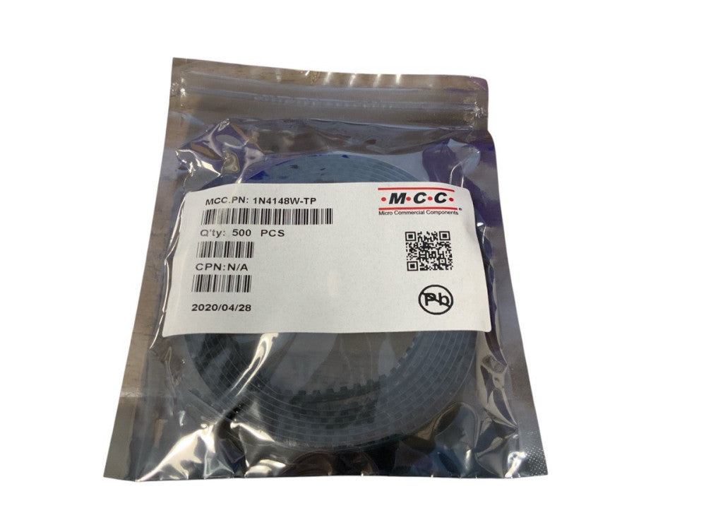 500Pcs  1N4148W 75V 300mA High Speed Switching DIODE in a SOD-323FL package