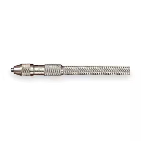 Starrett 162B Pin Vise,0.030-0.062 In,Nickel Plated