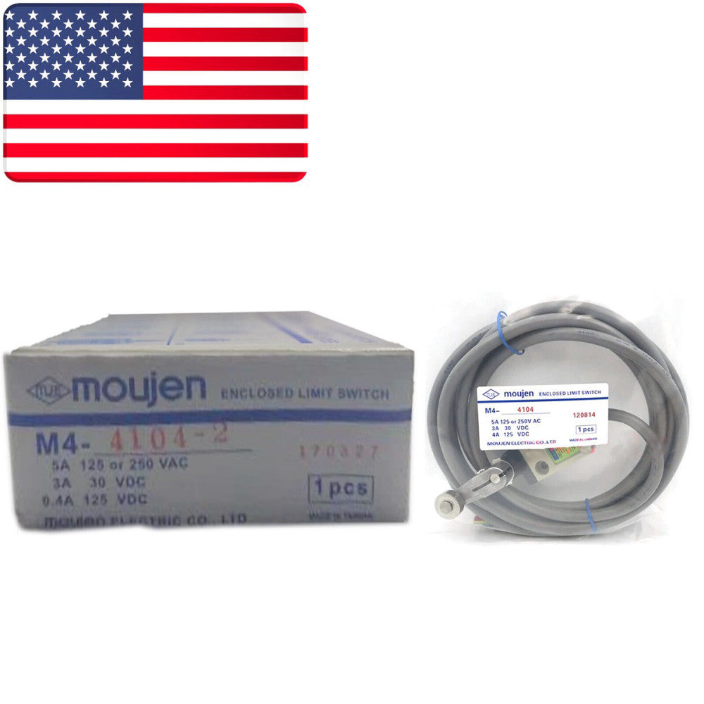 NEW MOUJEN M4-4104 Limit Switch 5A 125 / 250 VAC - US Stock