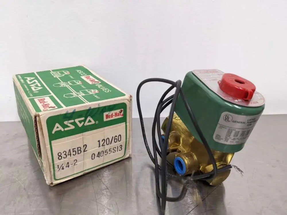 ASCO 8345B2 Solenoid Valve 1/4" NPT 10-150 PSI 110, 120, VAC 4 Way Air