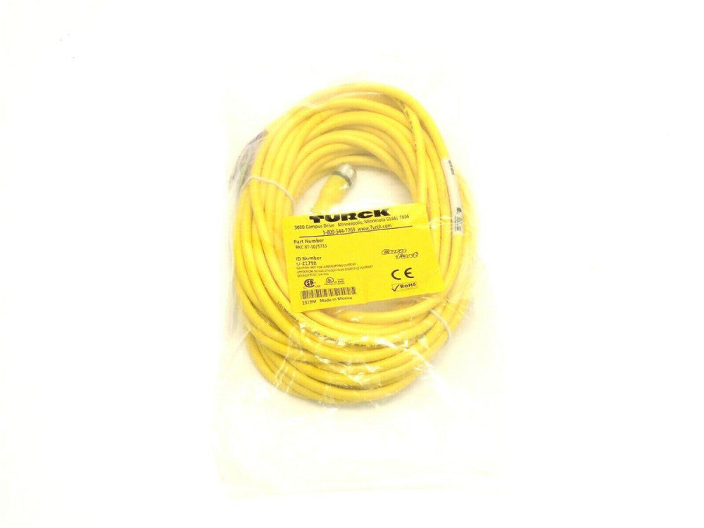 Turck RKC 8T-10/S715 Female M12 Connector Actuator And Sensor Cordset U-21798