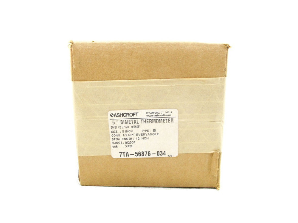 ASHCROFT 50EI42E120 0-250F NSFS