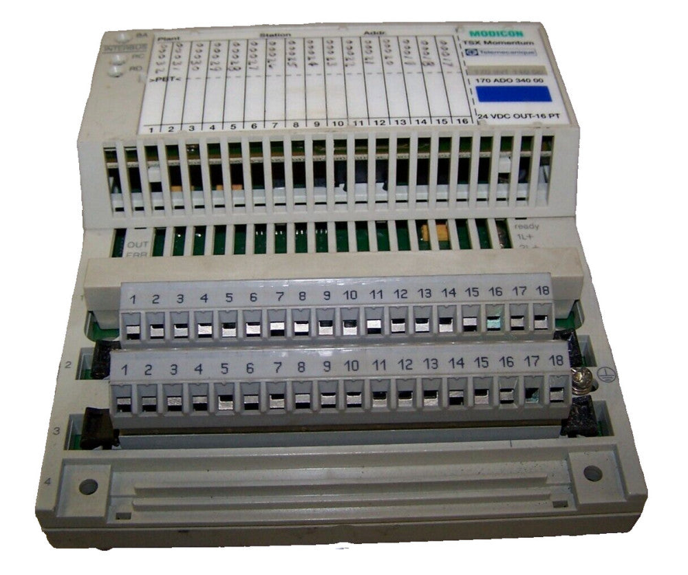 SCHNEIDER TSX MOMENTUM 24 VDC OUT-16 PT ADAPTER & I/O BASE  170 ADO 340 00