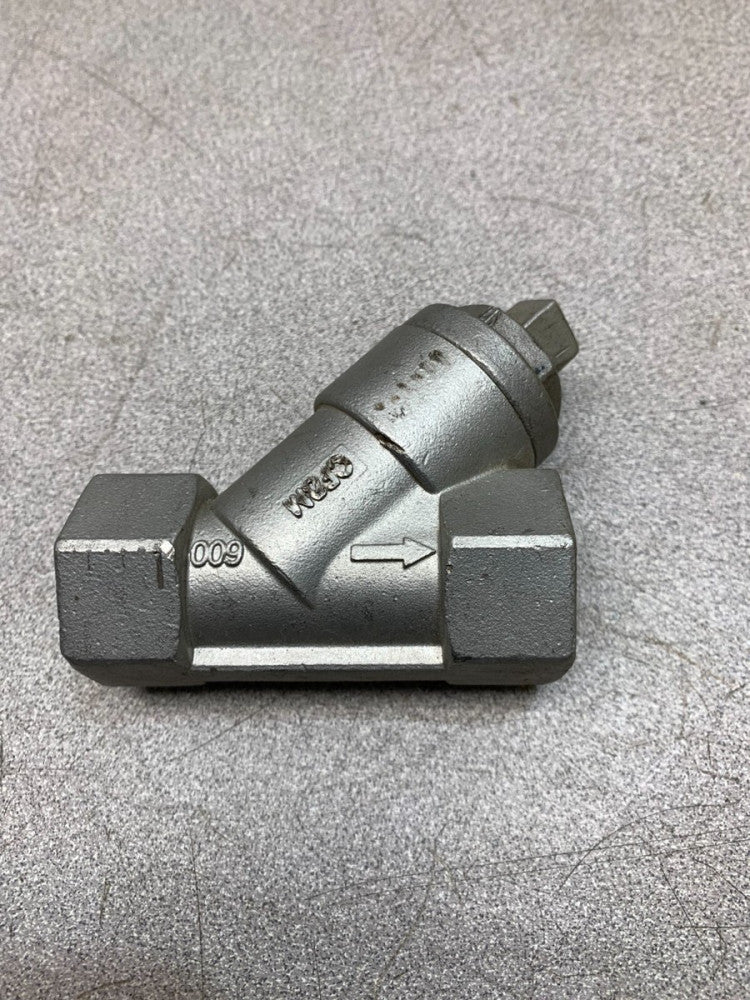 NEW UNBRANDED STAINLESS 1/2" CHECK VALVE CF8M 600