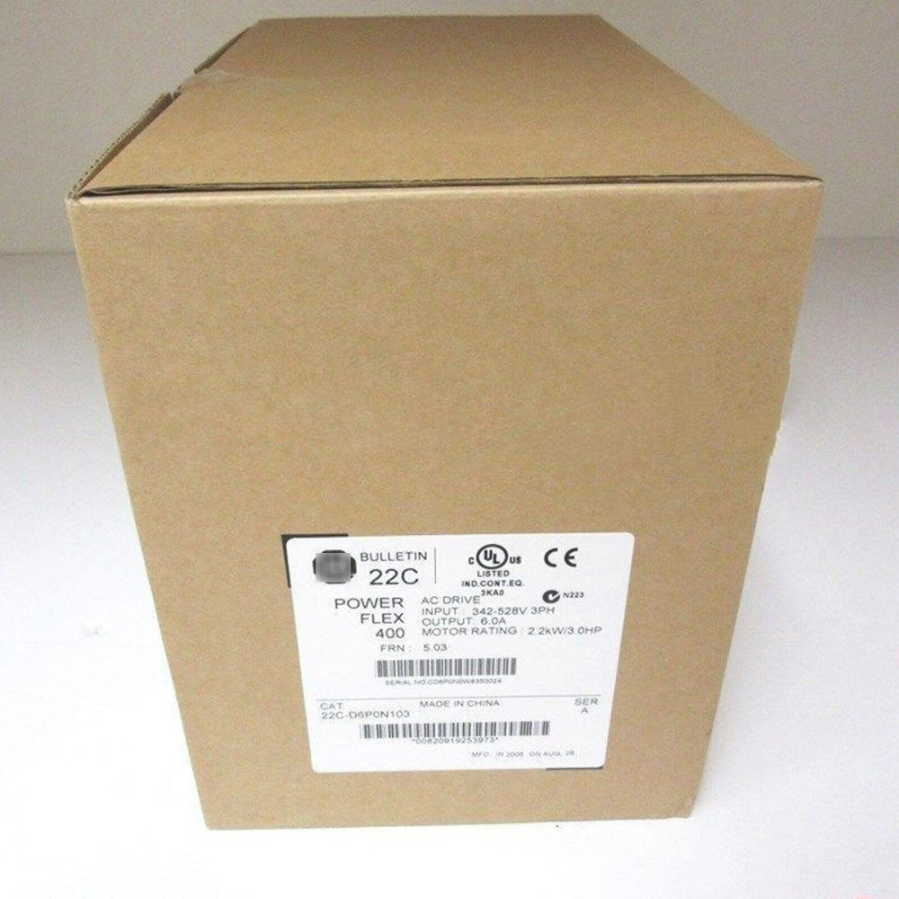 22C-D6P0N103 Allen-Bradley 22C-D6P0N103 POWERFLEX400 3HP CAT New AB