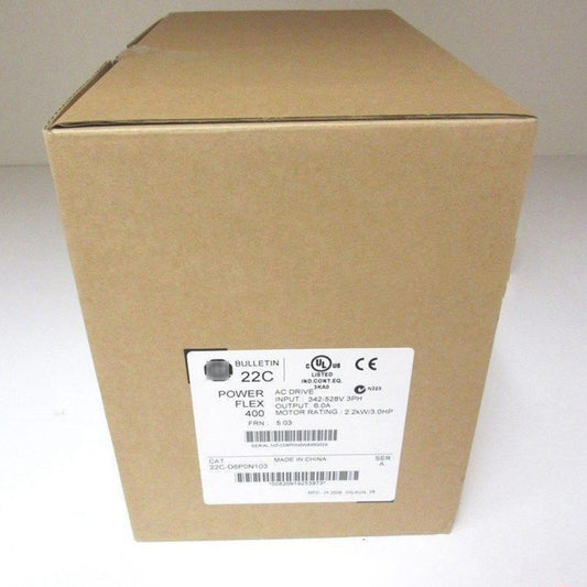 22C-D6P0N103 Allen-Bradley 22C-D6P0N103 POWERFLEX400 3HP CAT New AB
