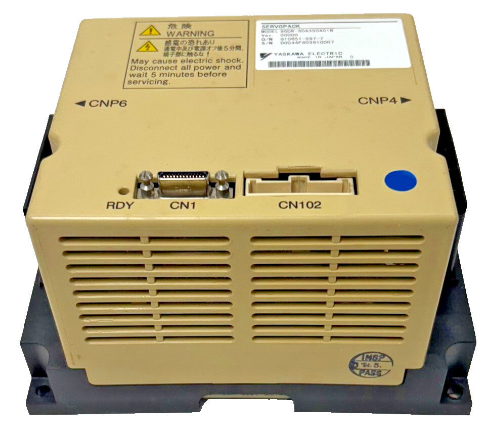 YASKAWA SERVOPACK AMPLIFIER DRIVE SGDR-SDA350A01B AXIS 50AMP 600V