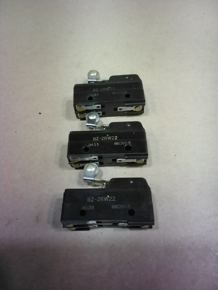 HONEYWELL MICRO SWITCH BZ-2RW22 LIMIT SWITCH, Lot Of 3