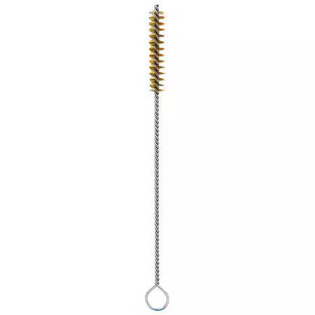 Tanis 05462 Tube And Pipe Brush, 16 In L Handle, 2 In L Brush, Tan, Brass, 18