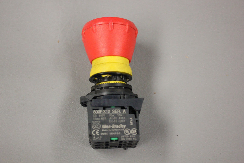 ALLEN BRADLEY EMERGENCY STOP PUSHBUTTON MODULE