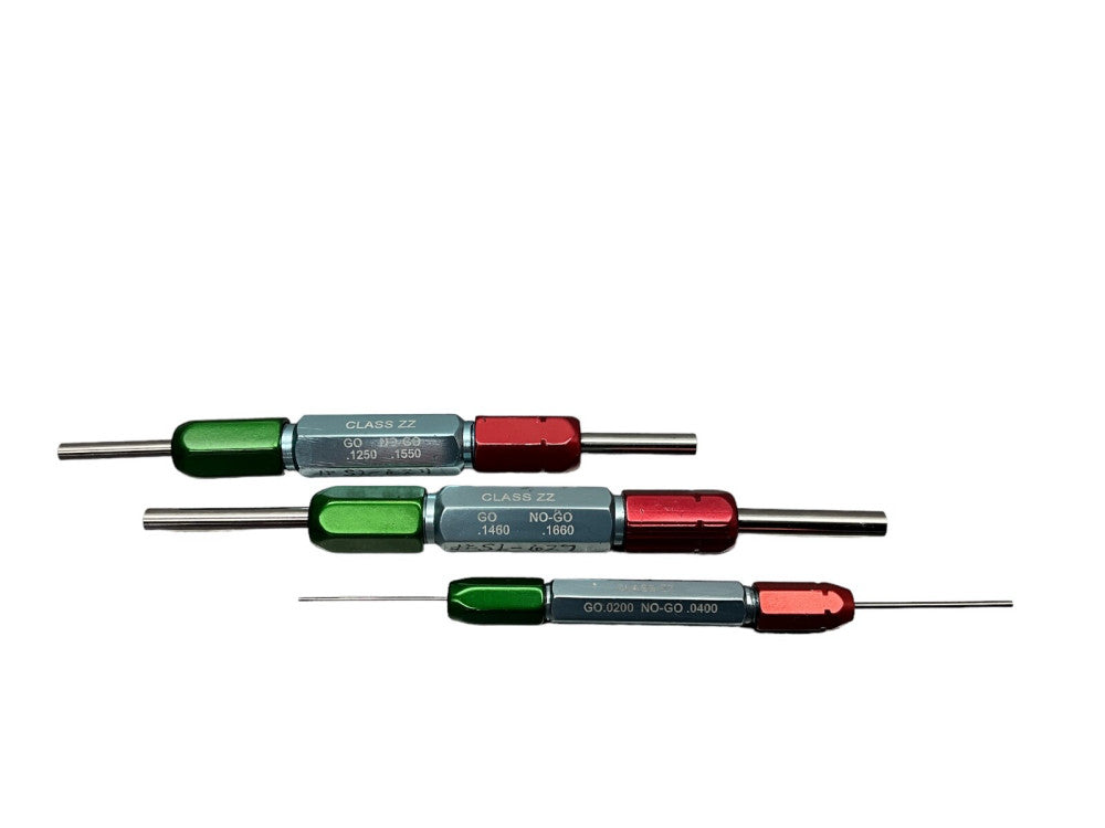 SET OF 3 PCS Vermont Gage Class ZZ GO/NG