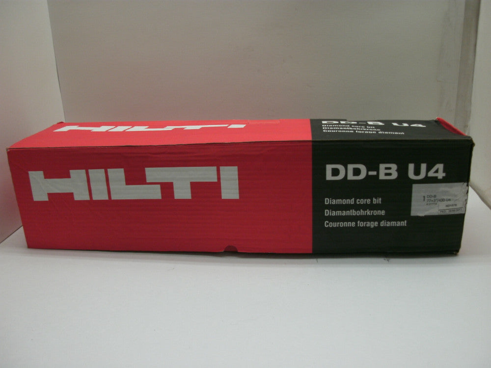 HILTI DD-B DIAMOND CORE BIT 77=3"/430 U4 (3" X 17") NEW IN BOX 