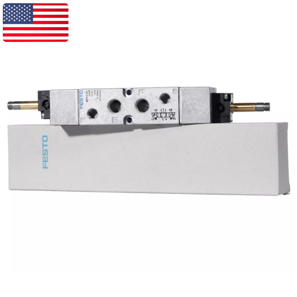 One Brand New FESTO MFH5/3G-1/4-B 19787 Pneumatic Solenoid Valve - US Stock