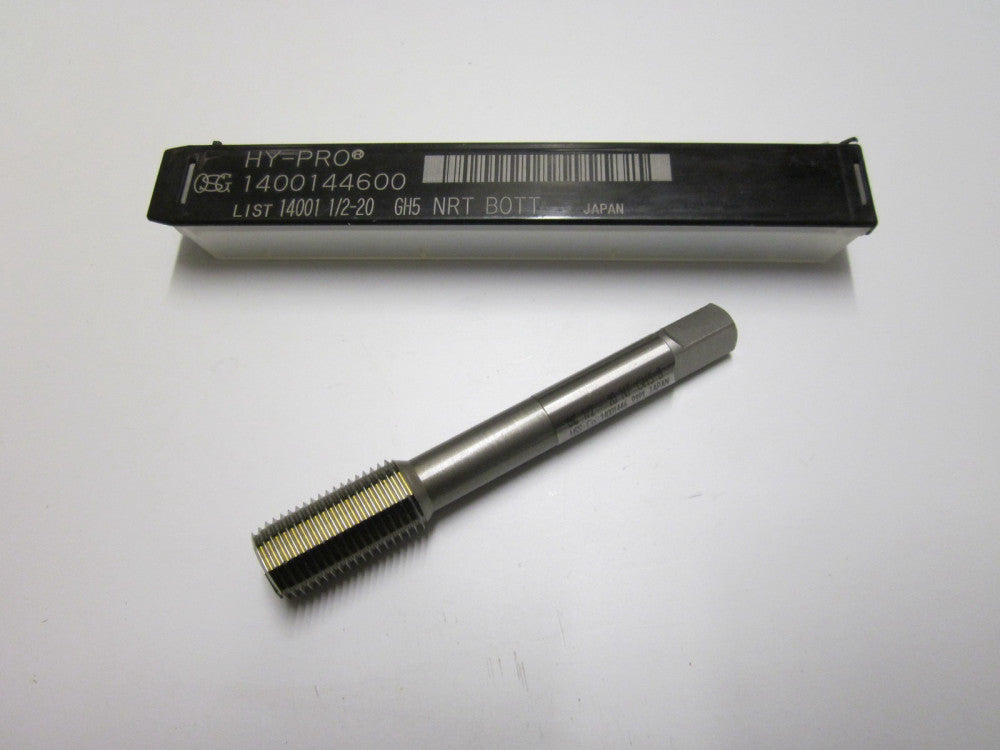 NEW OSG Hy-Pro 1400144600 1/2-20 Thread Forming Bottom Tap HSS Cobalt GH5