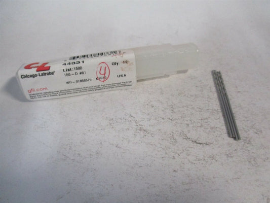 (44331) #61 11/16" x 1-5/8" OAL 118° High Speed Steel Jobber Drill - Pack of 4