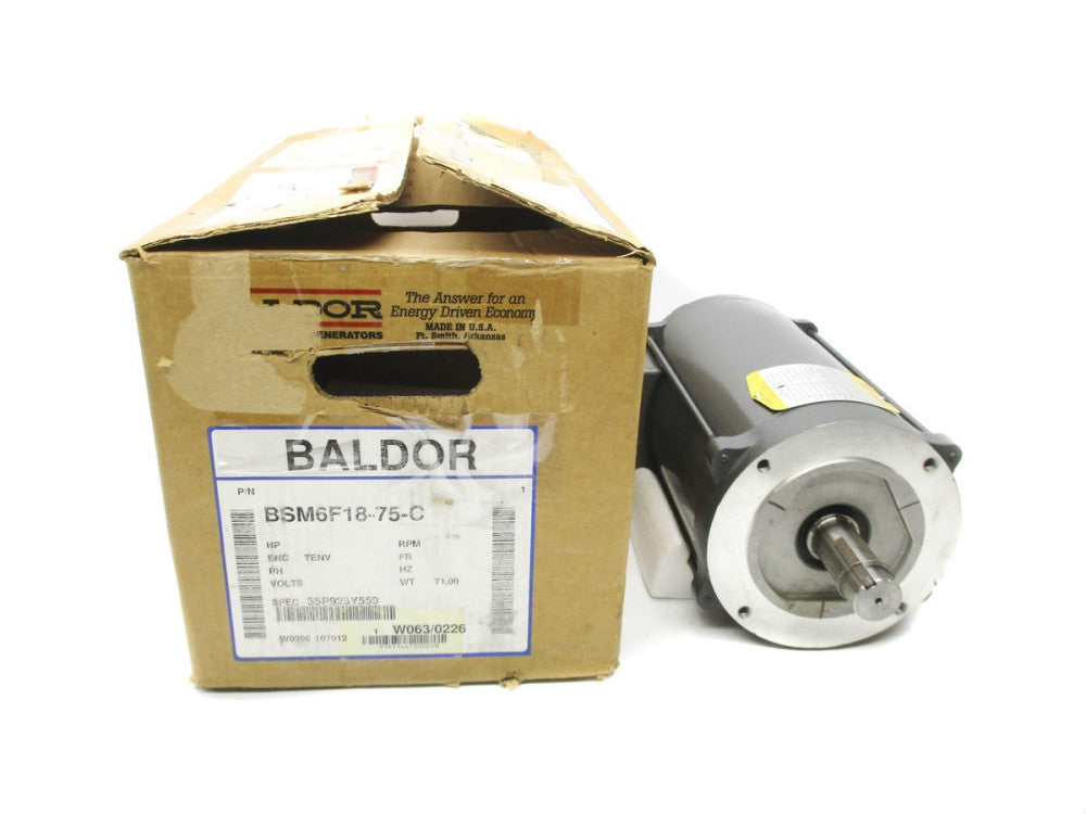 BALDOR BSM6F18-75-C NSMP