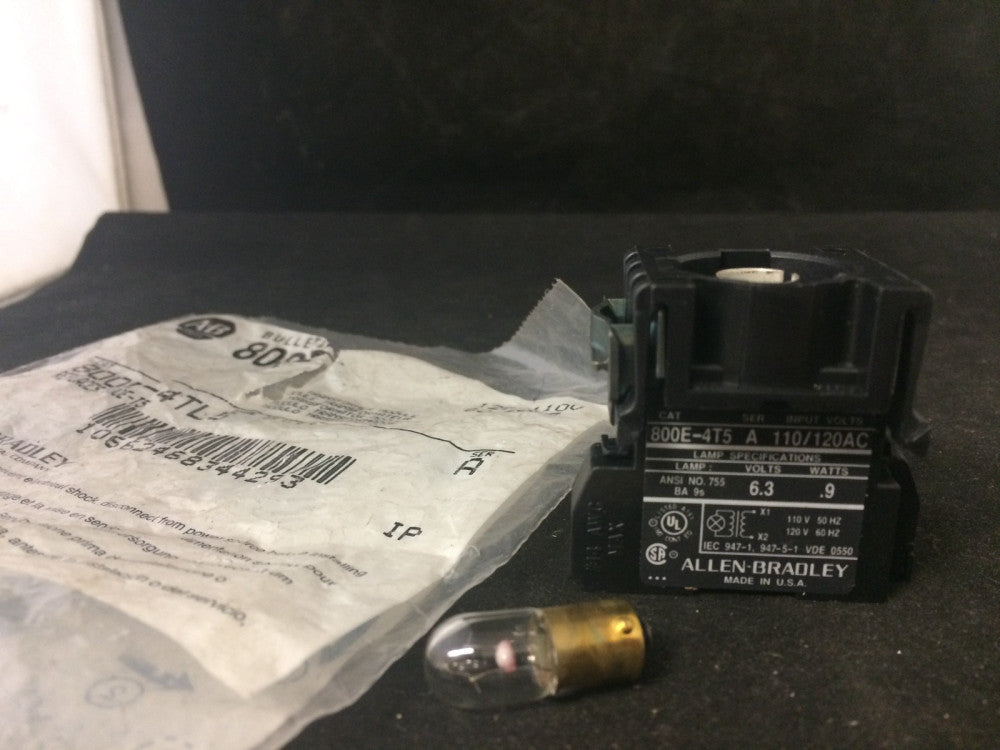 NEW ALLEN BRADLEY 800E-4TL5 SER.A LIGHT MODULE' TRANSFORMER 