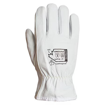 Superior Glove 378Gktkl-2Xl Leather Gloves, Goatskin Palm, White, 2Xl ( 11 )