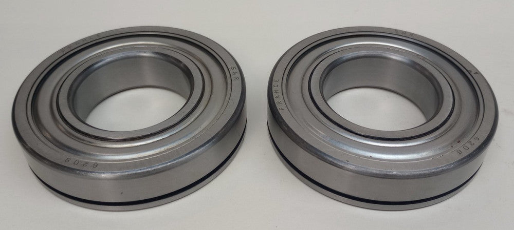 SNR 6208ZZ Ball Bearing Deep Groove 40 X 80 X 18mm Double Shielded (Pack of 2)