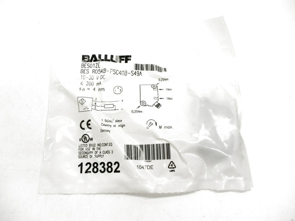 BALLUFF BESR05KB-PSC40B-S49A BES01ZE 10-30VDC NSMP