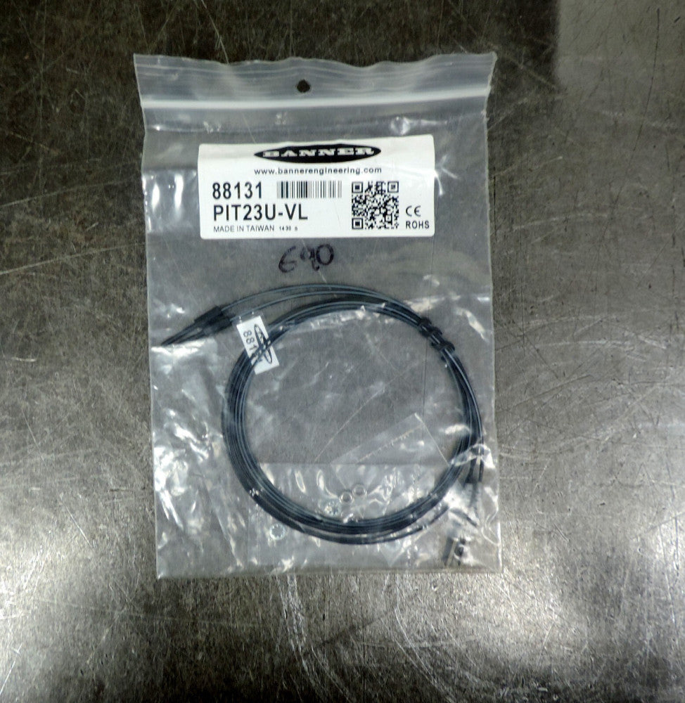Banner Engineering PIT23U-VL  Fiber Optic Sensor  Opposed Mode   88131
