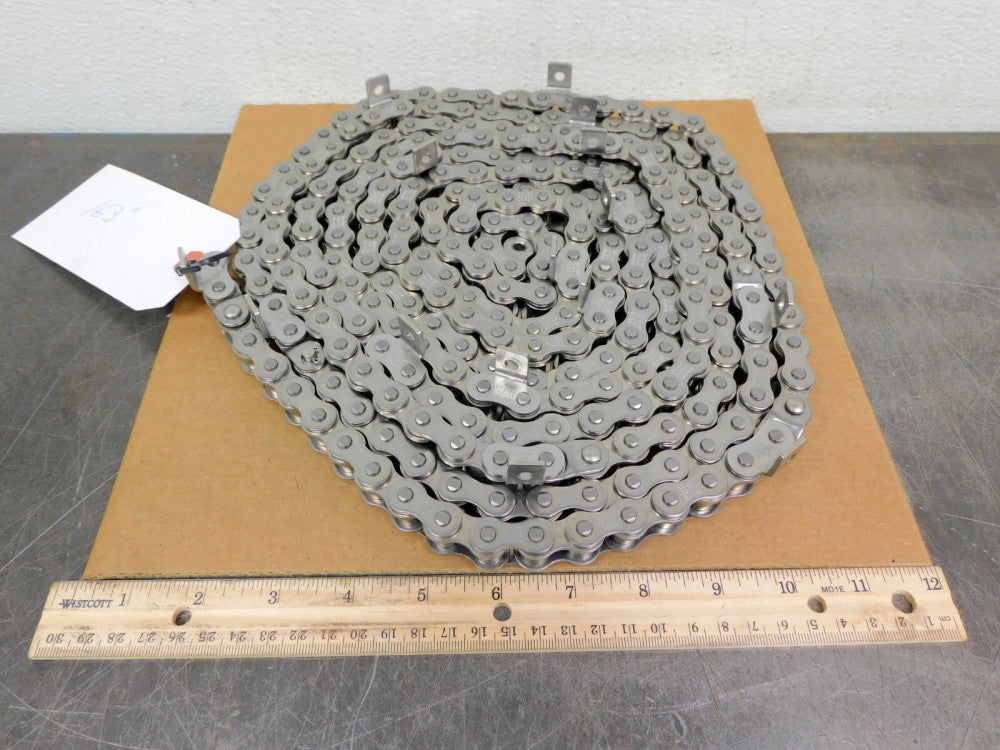 HKK 50 Stainless Steel Roller Chain Conveyor  163" SS304 HKK50