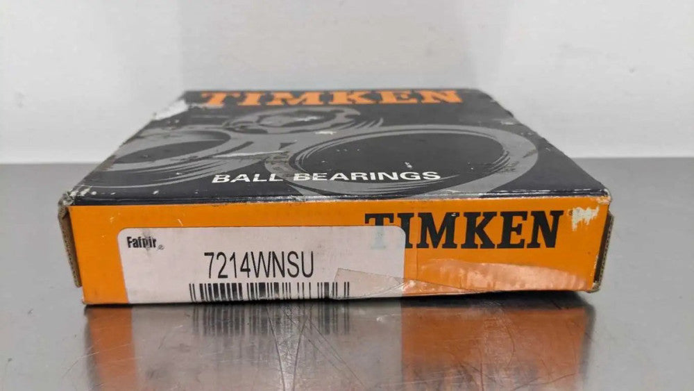 Timken 7214WNSU Single Row Angular Contact Ball Bearing 70mm ID x 125mm OD x 24m