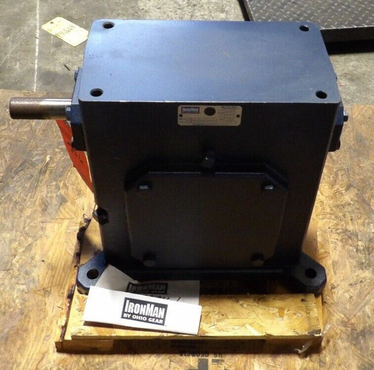 NEW OHIO GEAR "IRONMAN" T852 50:1 WORM GEAR REDUCER 5.14 IN HP 6950 IN LBS OUT