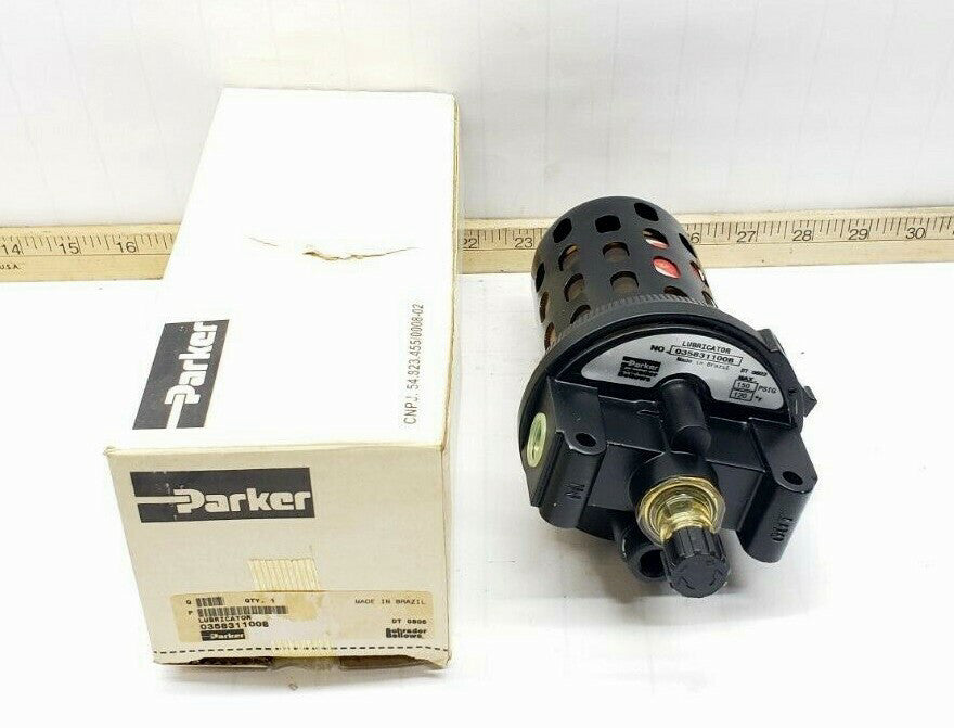 New Parker Prep-Air 3/8" Air Line Mist Lubricator  035831100B