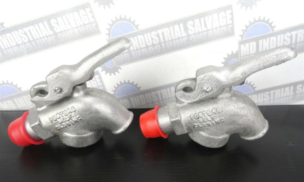 Lot of 2 - FOSTERS - Self Closing Faucet 1" Male Threaded (NEW in BAG)