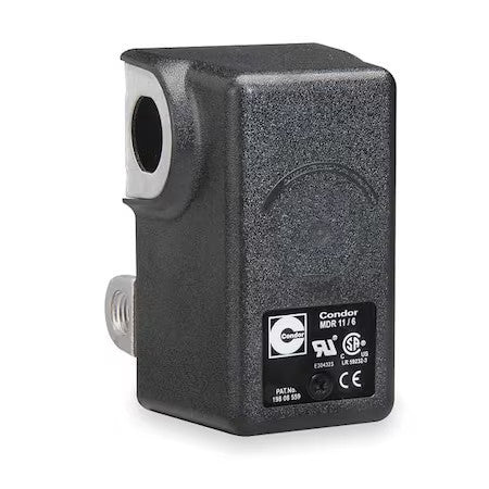 Condor Usa 11Lcxx Pressure Switch, Standard, Dpst, 4 Ports, 1/4" Npt, 25 To 160