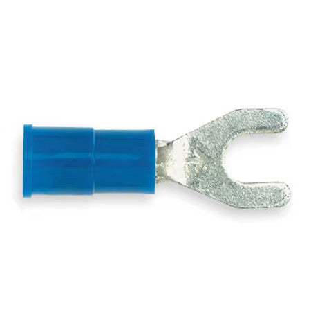 3M Mvu14-10Fx Fork Terminal, #10 Stud Size, 14 Awg, 1,000 V, Vinyl Insulated,