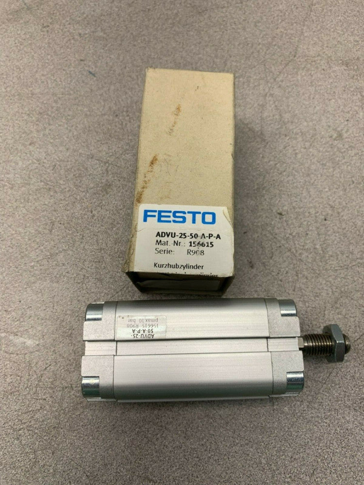 NEW IN BOX FESTO CYLINDER ADVU-25-50-A-P-A