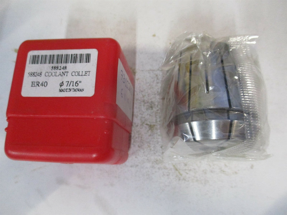 (588248) 7/16" ER40 ER Coolant Collet 
