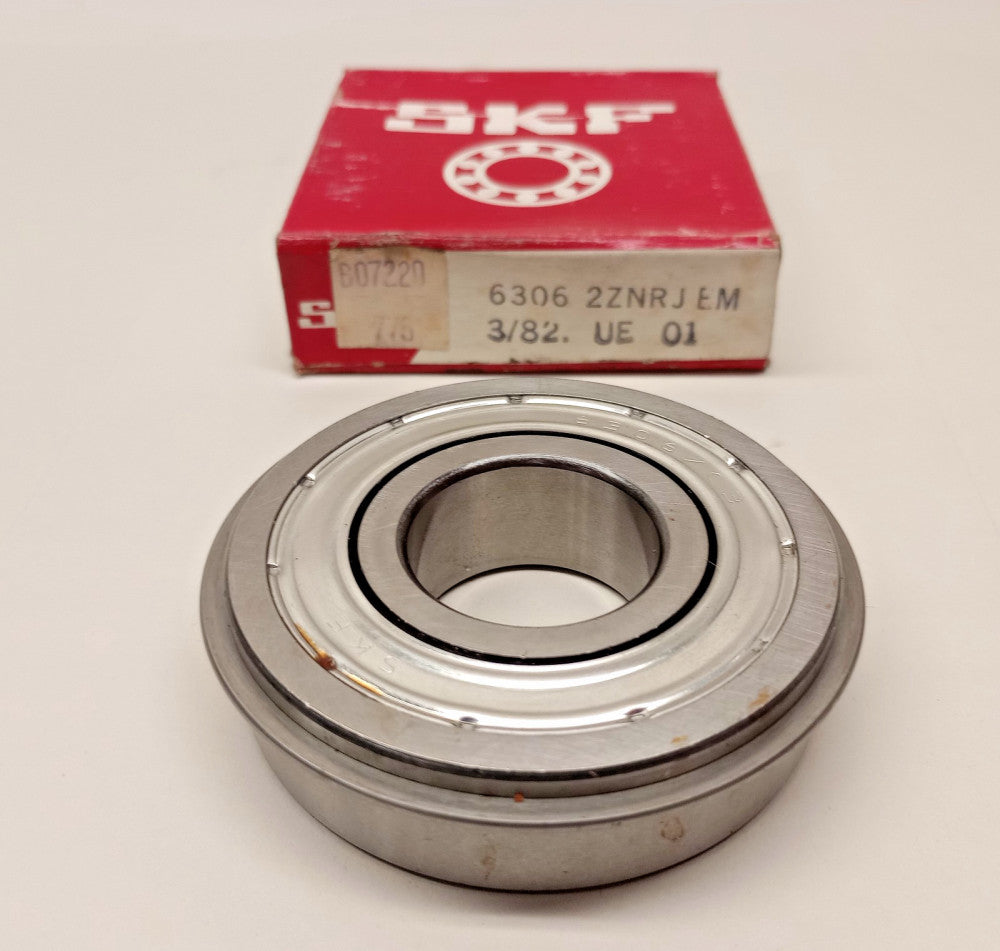 SKF 6306-2ZNRJEM Ball Bearing 2-Shielded/S-Ring 30x72x19mm 6306-2ZNR-JEM 306KDDG