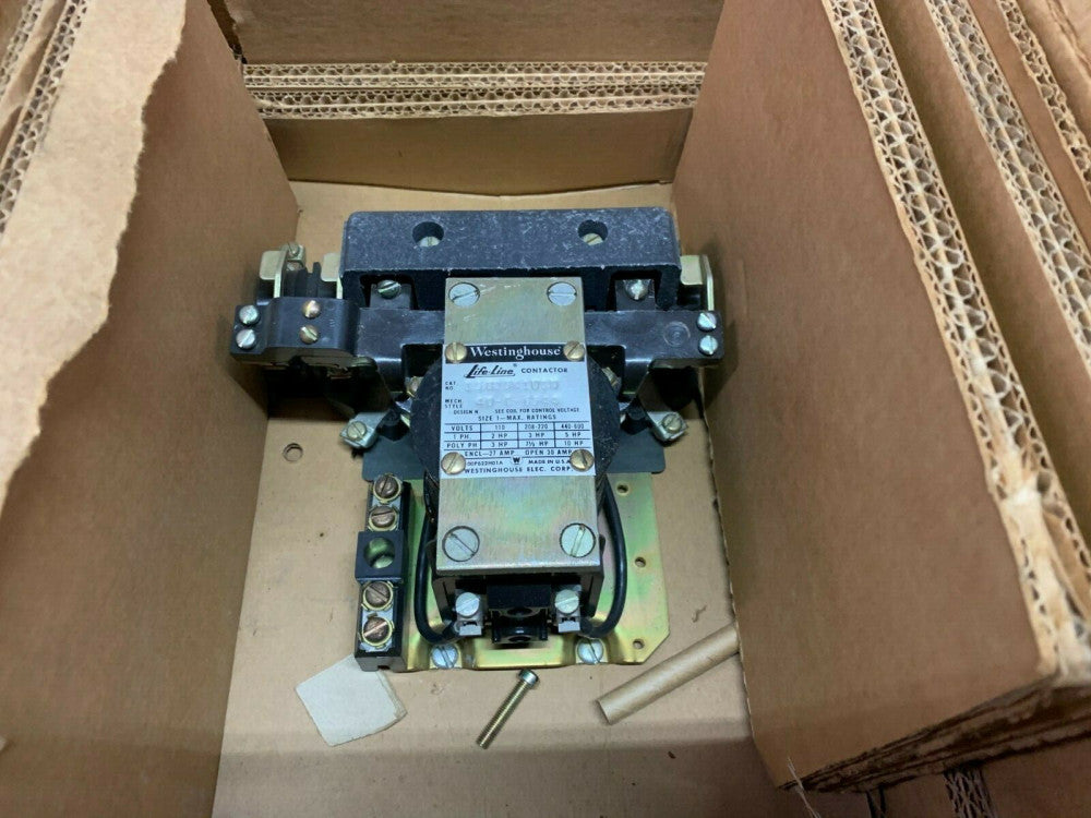 NEW IN BOX WESTINGHOUSE SIZE 1 LIFE-LINE CONTACTOR 15825K1NCN