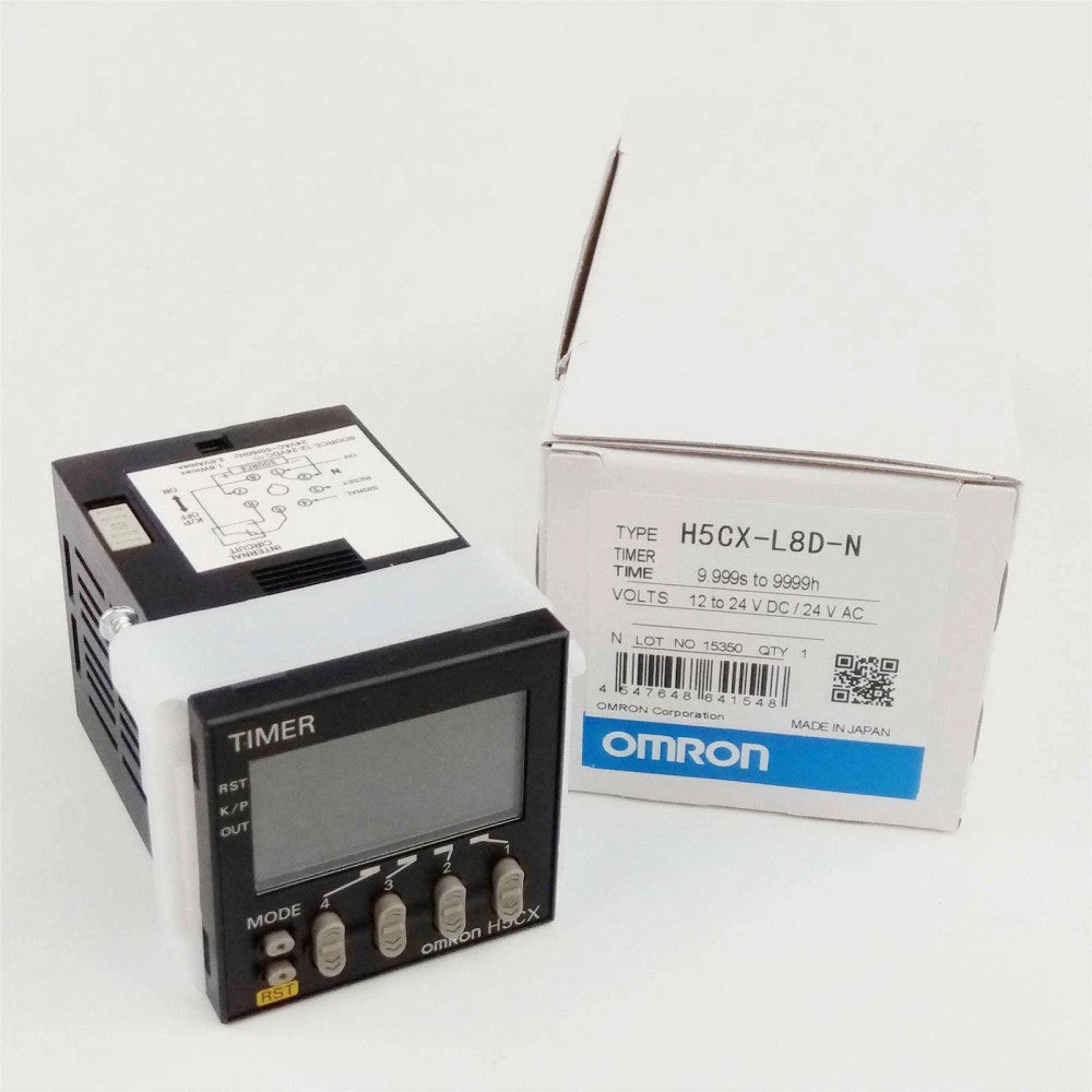 New Omron H5CX-L8D-N H5CXL8DN Timer 12-24VDC