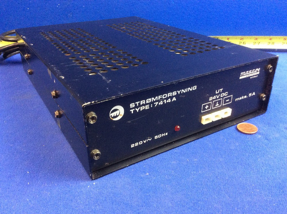 MASCOT Strømforsyning TYPE 7414A POWER SUPPLY 220V~50Hz 24VDC MAX. 5A